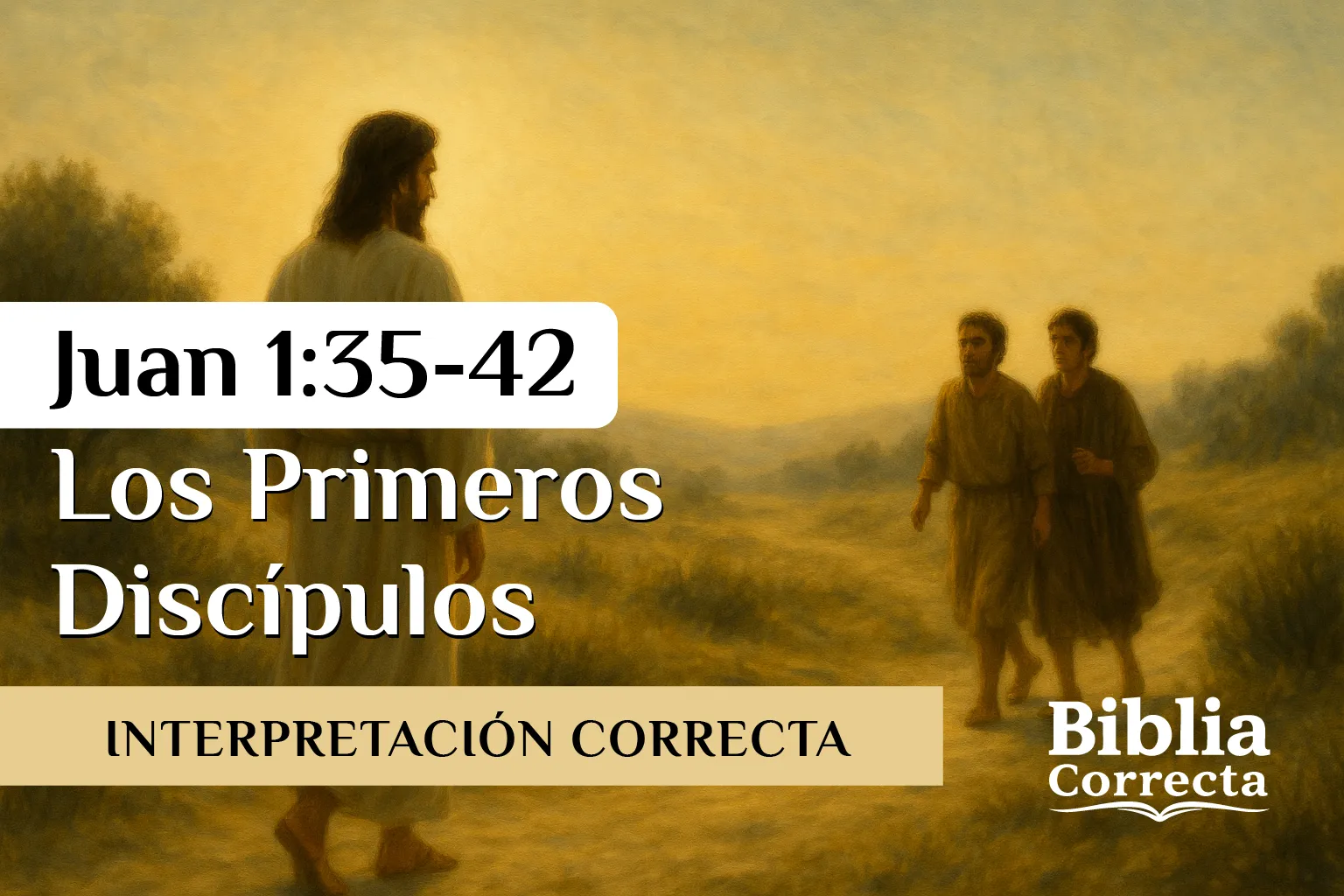 Juan 1:35–42 Los primeros discípulos de Jesús – estudio bíblico Biblia Correcta